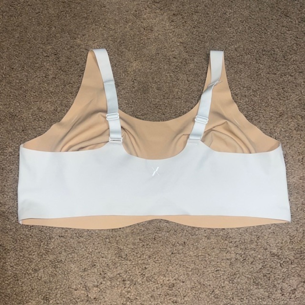 Knix Revolution Unlined Bralette Seamless Wireless White Size XXXL+42 D DD E - Picture 3 of 7